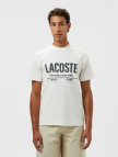 Lacoste Erkek Slim Fit Bisiklet Yaka Baskılı Beyaz T-Shirt Lacoste Erkek Slim Fit Bisiklet Yaka Baskılı Beyaz T-Shirt