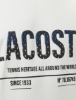 Lacoste Erkek Slim Fit Bisiklet Yaka Baskılı Beyaz T-Shirt Lacoste Erkek Slim Fit Bisiklet Yaka Baskılı Beyaz T-Shirt