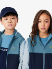 Lacoste Çocuk Kapüşonlu Renk Bloklu Lacivert Ceket Lacoste Çocuk Kapüşonlu Renk Bloklu Lacivert Ceket