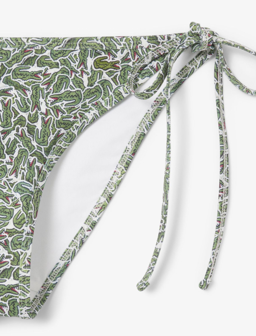 Lacoste Kadın Baskılı Yeşil Bikini Altı Lacoste Kadın Baskılı Yeşil Bikini Altı