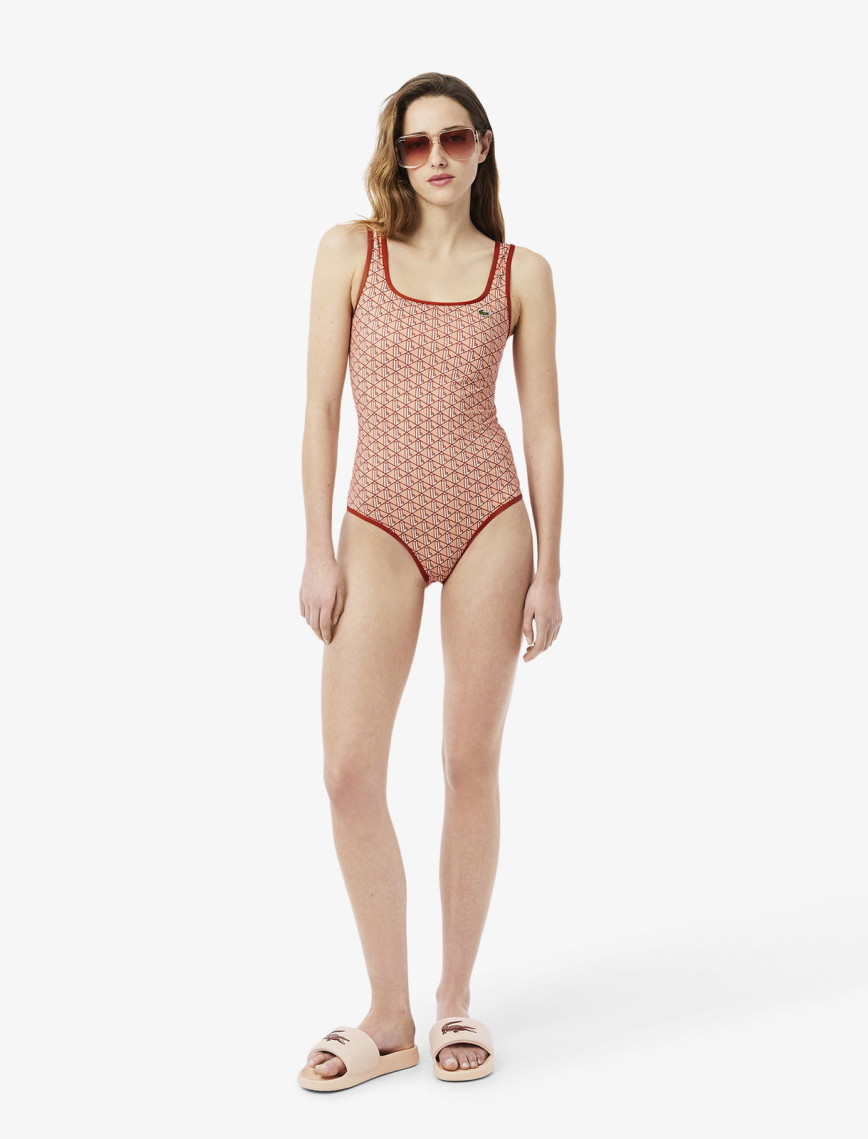 Lacoste Kadın Monogram Kırmızı Mayo Lacoste Kadın Monogram Kırmızı Mayo