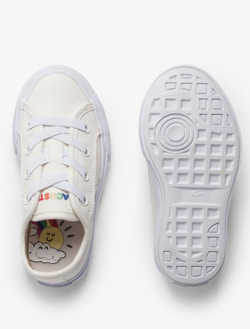 Lacoste Backcourt Çocuk Krem Sneaker Lacoste Backcourt Çocuk Krem Sneaker