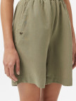 Lacoste Kadın Regular Fit Haki Bermuda Şort Lacoste Kadın Regular Fit Haki Bermuda Şort