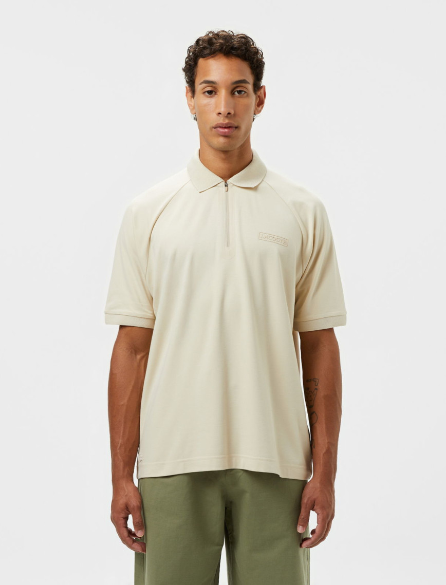 Lacoste Erkek Oversize Fit Yarım Fermuarlı Lacivert Polo Lacoste Erkek Oversize Fit Yarım Fermuarlı Lacivert Polo