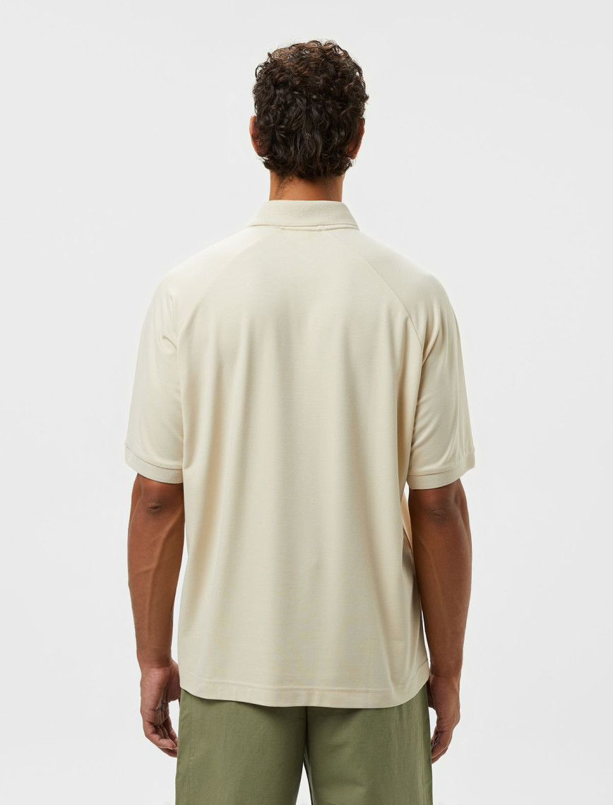 Lacoste Erkek Oversize Fit Yarım Fermuarlı Bej Polo Lacoste Erkek Oversize Fit Yarım Fermuarlı Bej Polo