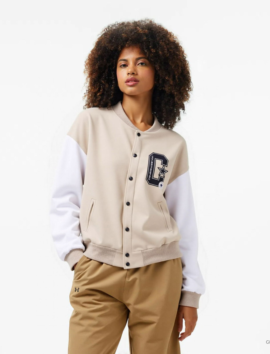 Converse Kadın Dik Yaka Siyah Bomber Ceket Converse Kadın Dik Yaka Siyah Bomber Ceket