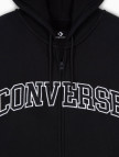 Converse Erkek Fermuarlı Siyah Hoodie Converse Erkek Fermuarlı Siyah Hoodie