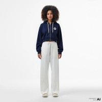 Converse Kadın Fermuarlı Siyah Eşofman Üstü