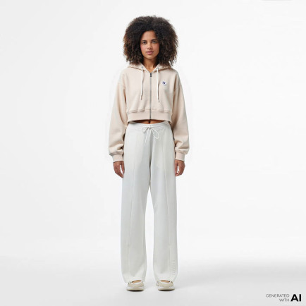 Converse Kadın Fermuarlı Bej Eşofman Üstü Converse Kadın Fermuarlı Bej Eşofman Üstü