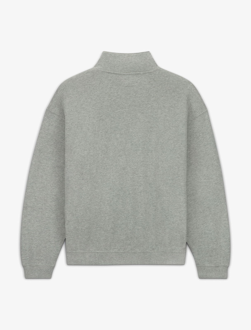 Converse Erkek Loose Fit Yarım Fermuarlı Gri Sweatshirt Converse Erkek Loose Fit Yarım Fermuarlı Gri Sweatshirt