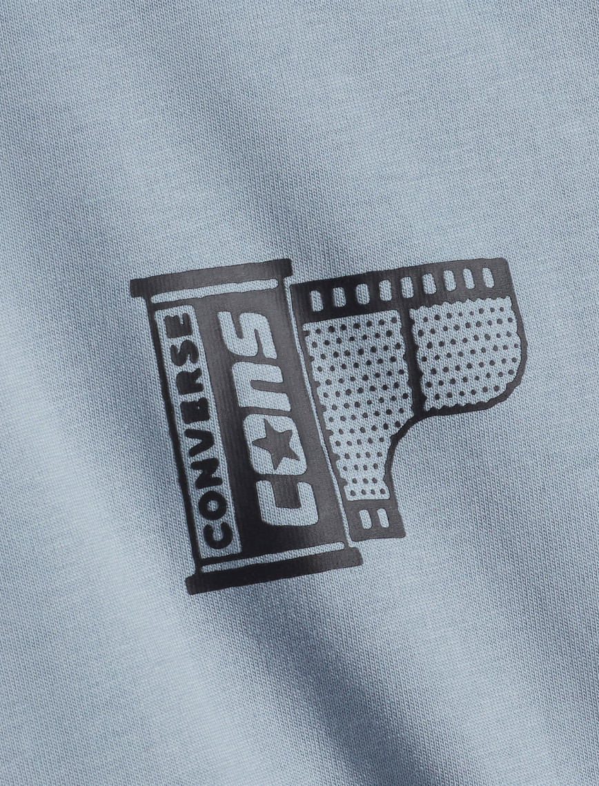Converse Erkek Mavi T-Shirt Converse Erkek Mavi T-Shirt