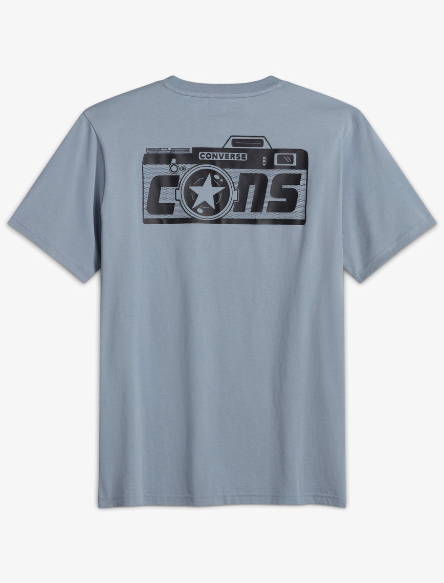 Converse Erkek Mavi T-Shirt Converse Erkek Mavi T-Shirt