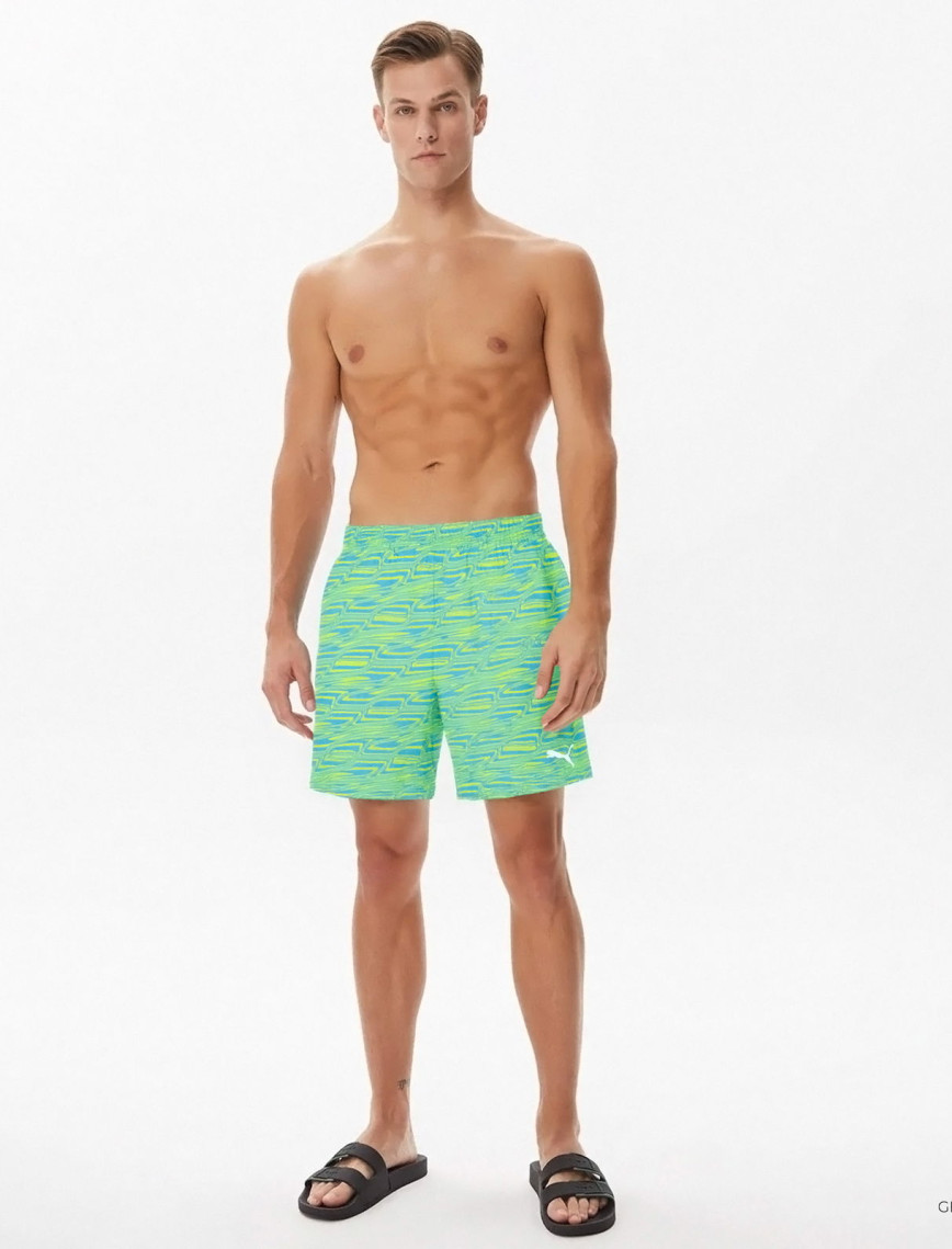 Puma Swim Formstrip Erkek Yeşil Mayo Puma Swim Formstrip Erkek Yeşil Mayo