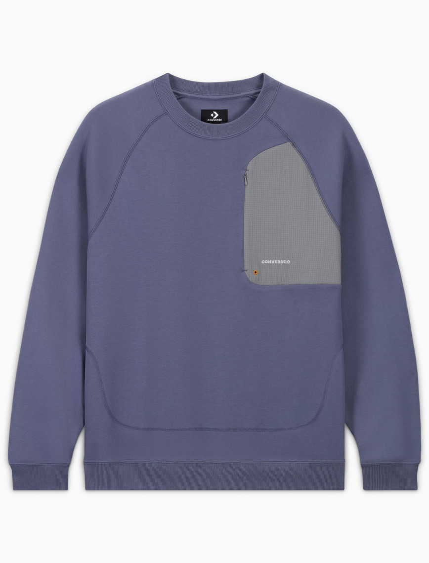 Converse Erkek Loose Fit Mor Sweatshirt Converse Erkek Loose Fit Mor Sweatshirt