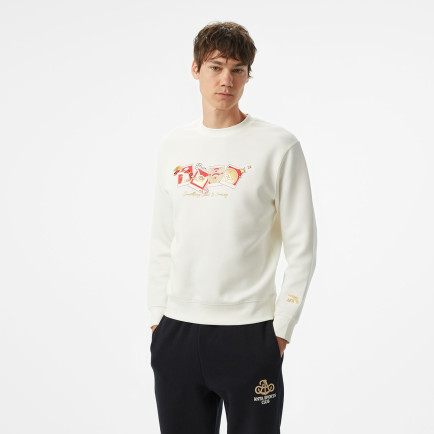 Anta CNY Good Luck Erkek Bej Sweatshirt Anta CNY Good Luck Erkek Bej Sweatshirt