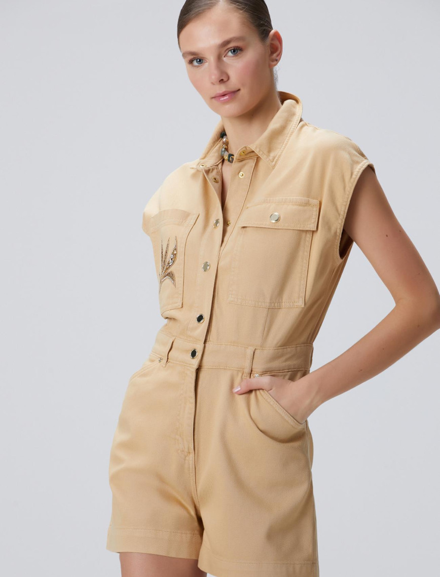 Network Kadın BejDenim Tulum Network Kadın BejDenim Tulum