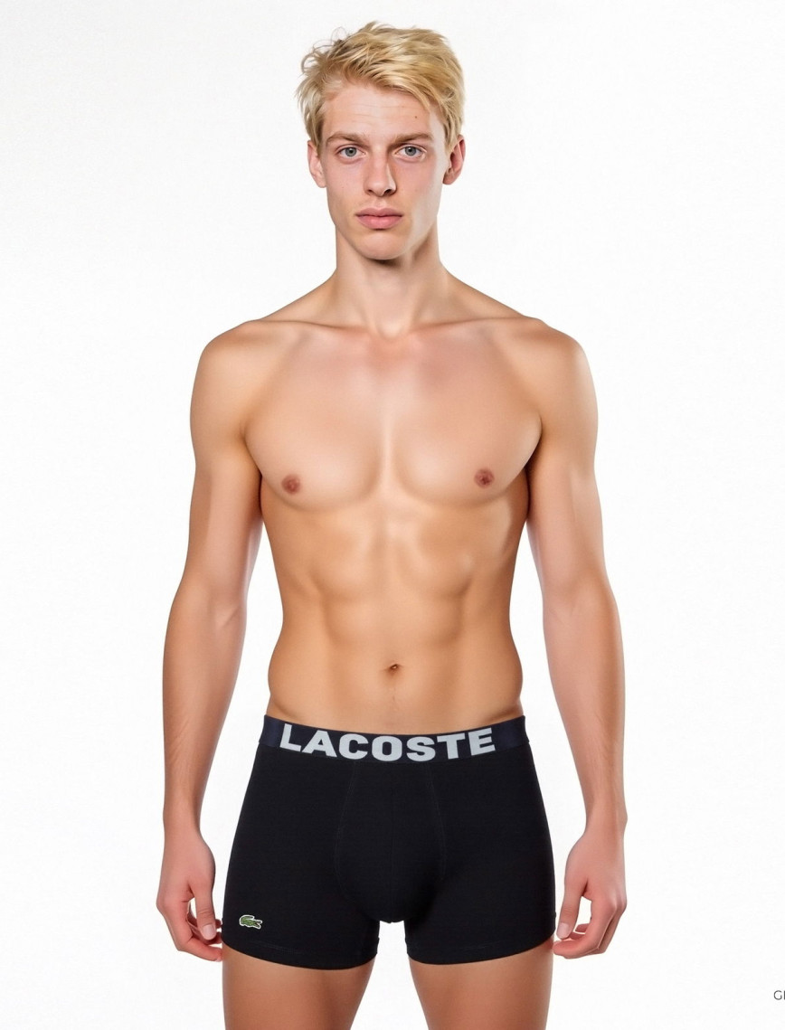 Lacoste Classic Erkek Baskılı 3'lü Renkli Boxer Lacoste Classic Erkek Baskılı 3'lü Renkli Boxer