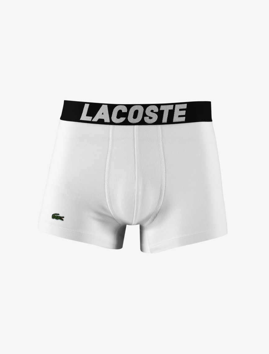 Lacoste Classic Erkek Baskılı 3'lü Renkli Boxer Lacoste Classic Erkek Baskılı 3'lü Renkli Boxer