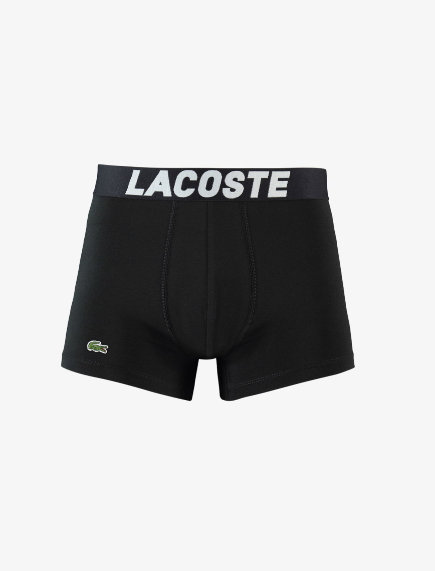 Lacoste Classic Erkek Baskılı 3'lü Renkli Boxer Lacoste Classic Erkek Baskılı 3'lü Renkli Boxer