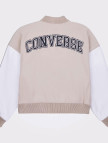 Converse Kadın Dik Yaka Bej Bomber Ceket Converse Kadın Dik Yaka Bej Bomber Ceket