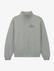 Converse Erkek Loose Fit Yarım Fermuarlı Gri Sweatshirt Converse Erkek Loose Fit Yarım Fermuarlı Gri Sweatshirt
