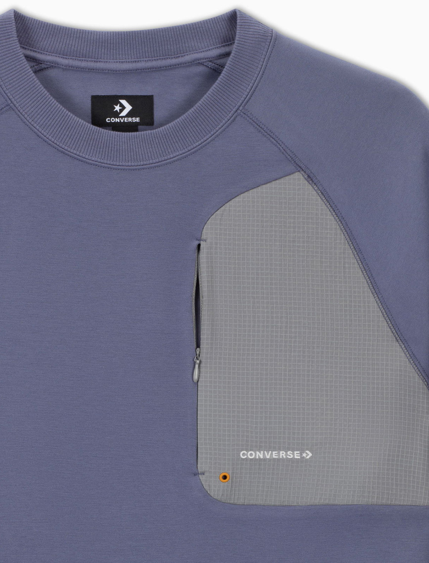 Converse Erkek Loose Fit Mor Sweatshirt Converse Erkek Loose Fit Mor Sweatshirt