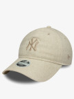 New Era 9Forty New York Yankes Mlb Linen Kadın Krem Şapka New Era 9Forty New York Yankes Mlb Linen Kadın Krem Şapka