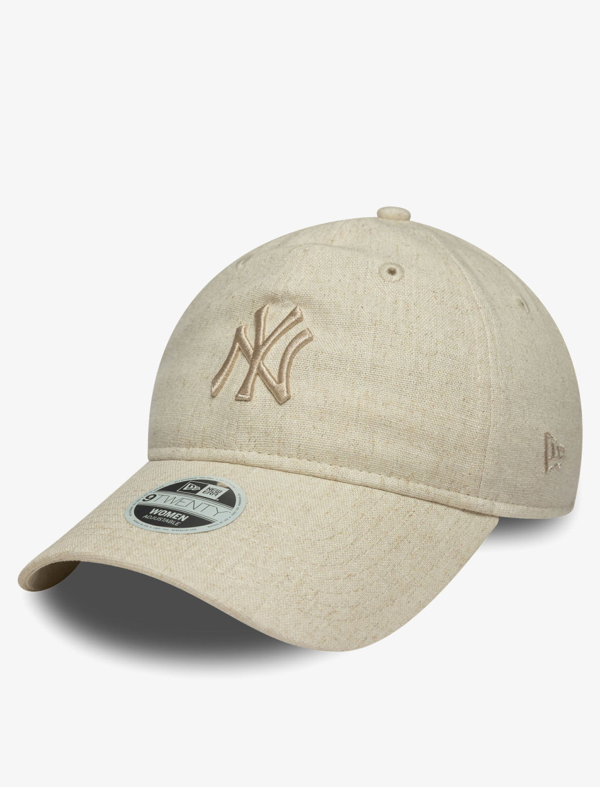 New Era 9Forty New York Yankes Mlb Linen Kadın Krem Şapka New Era 9Forty New York Yankes Mlb Linen Kadın Krem Şapka