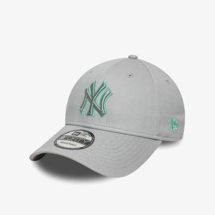 New Era New York Yankees Team Outline 9Forty Unisex Gri Şapka New Era New York Yankees Team Outline 9Forty Unisex Gri Şapka
