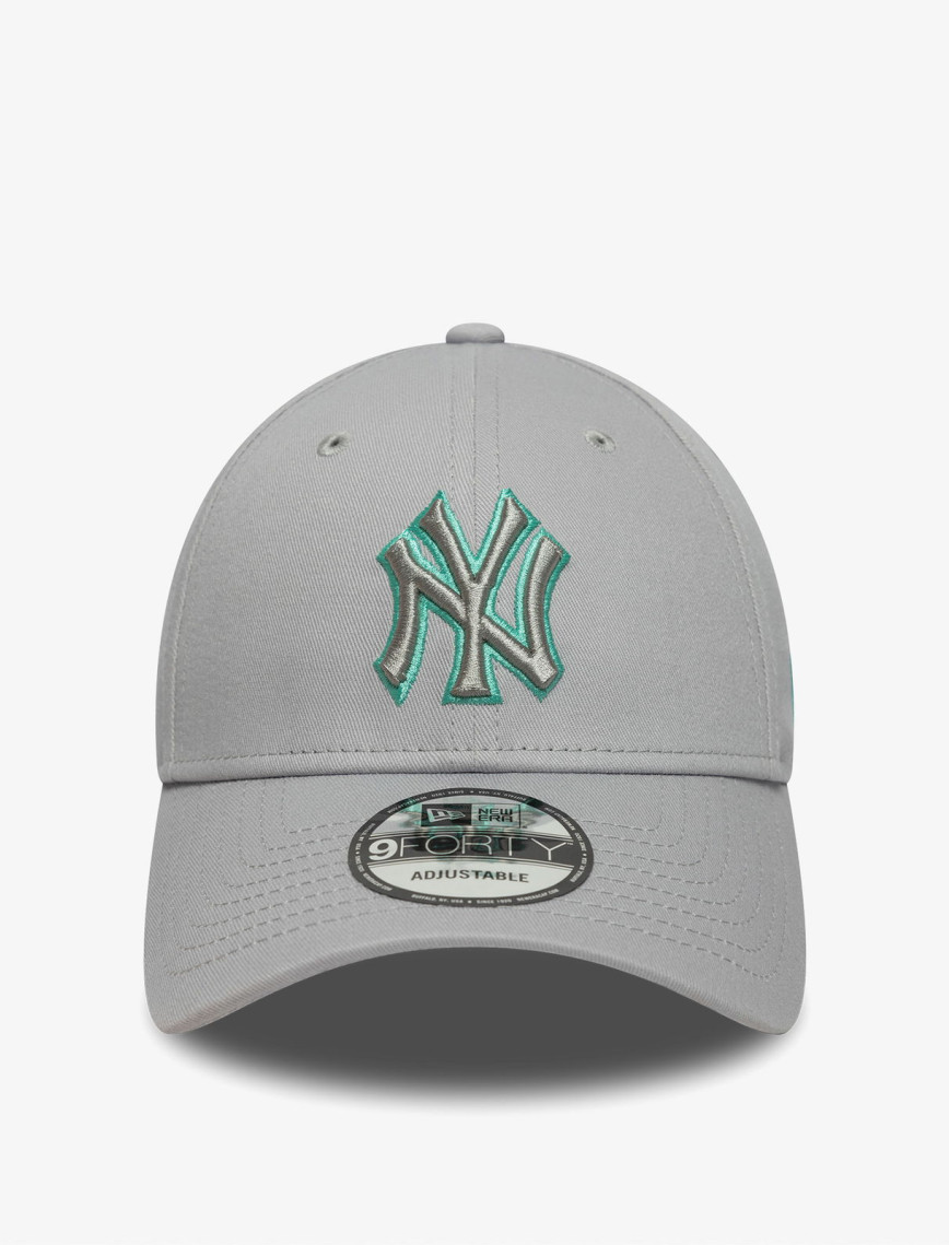 New Era New York Yankees Team Outline 9Forty Unisex Gri Şapka New Era New York Yankees Team Outline 9Forty Unisex Gri Şapka