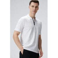 Network Erkek Beyaz Polo T-shirt Network Erkek Beyaz Polo T-shirt