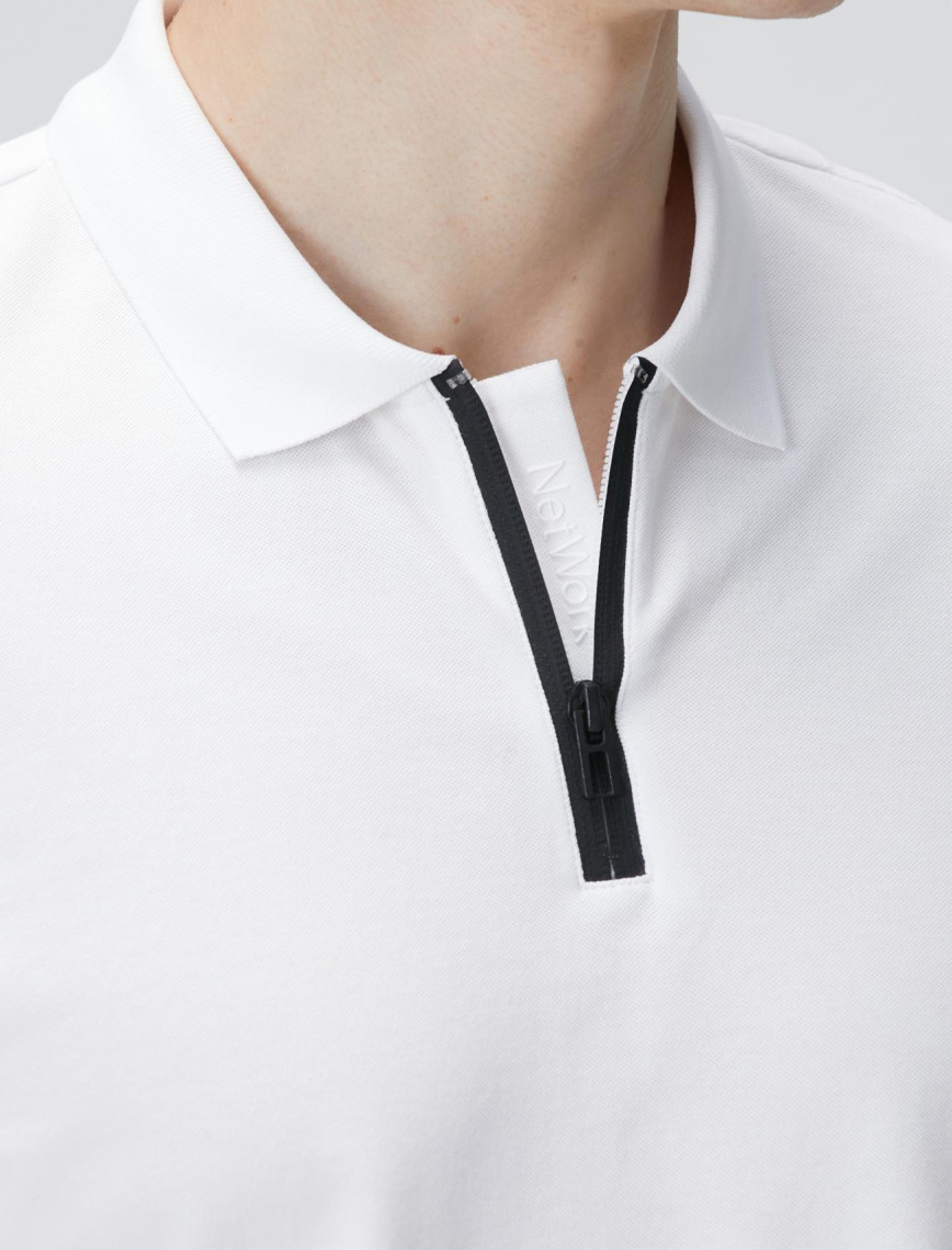 Network Erkek Beyaz Polo T-shirt Network Erkek Beyaz Polo T-shirt
