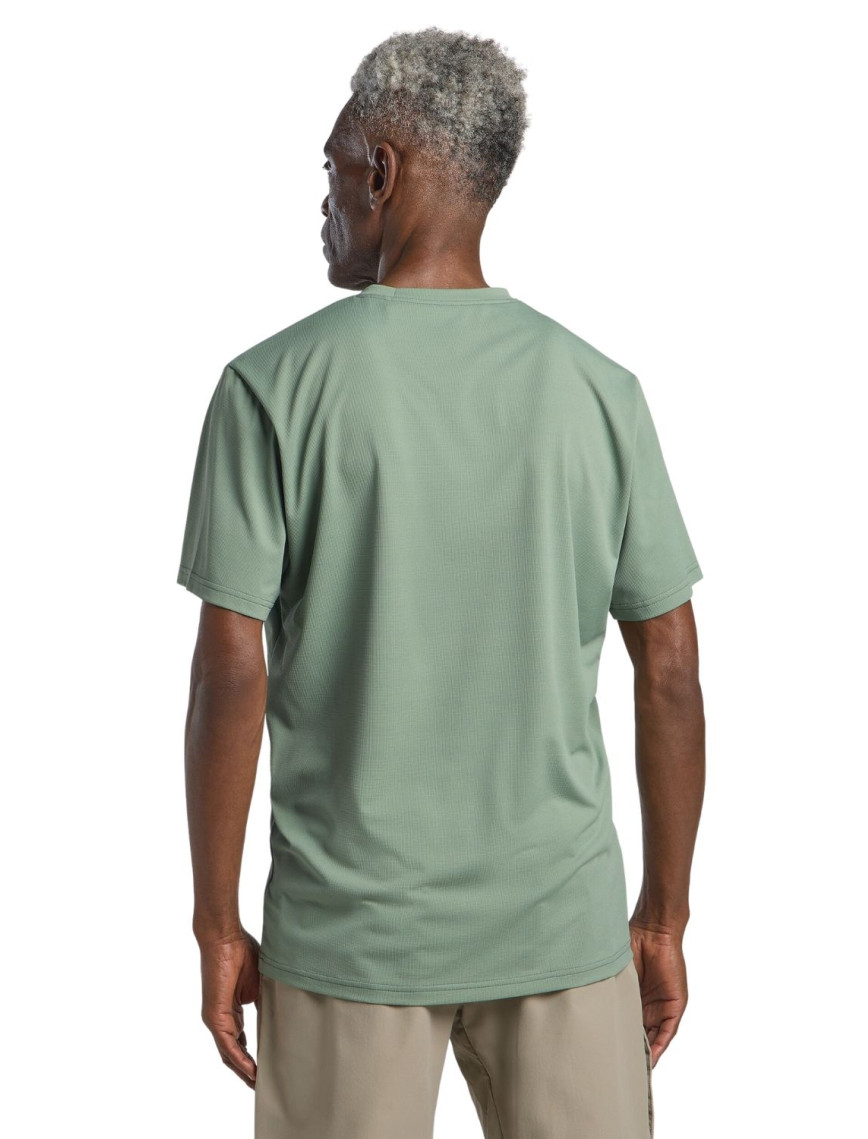 Jack Wolfskin Delgami S|s Erkek Yeşil Tişört