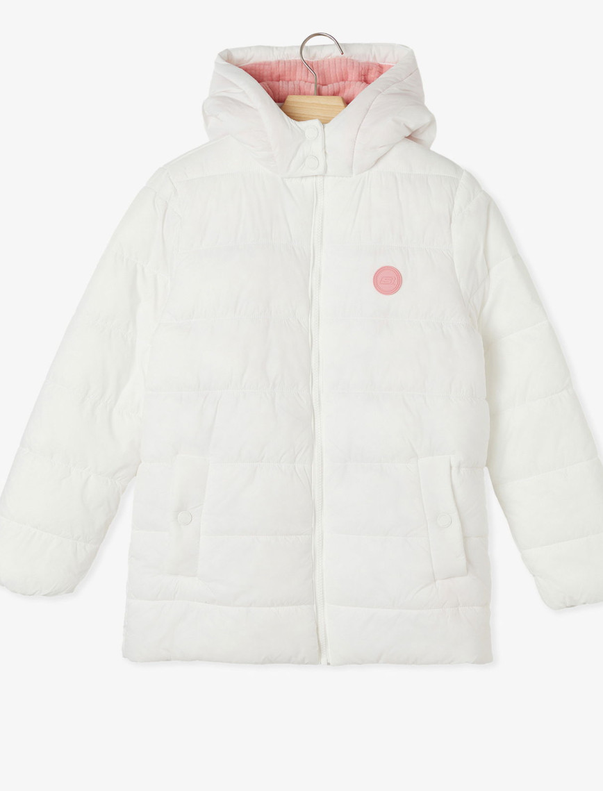 Skechers G Outerwear Padded Çocuk Beyaz Ceket Skechers G Outerwear Padded Çocuk Beyaz Ceket