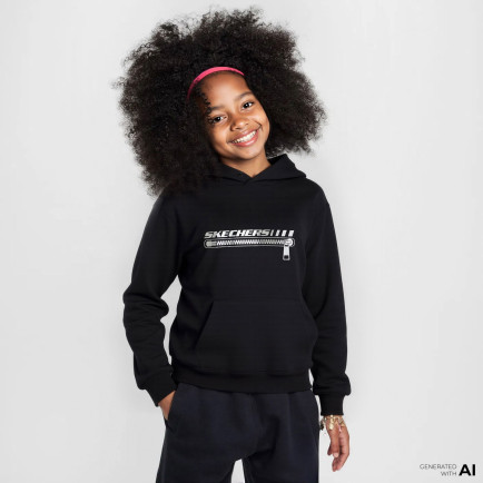 Skechers B 2Xi-Lock Çocuk Siyah Hoodie Skechers B 2Xi-Lock Çocuk Siyah Hoodie