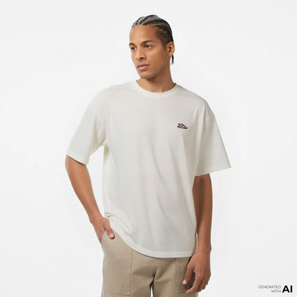 New Balance Lifestyle Unisex Bej T-Shirt New Balance Lifestyle Unisex Bej T-Shirt