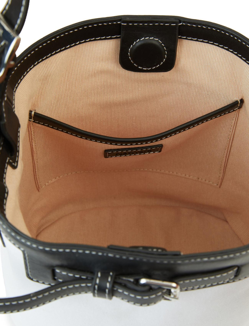 Network Kadın Bej Siyah Deri Çanta Network Kadın Bej Siyah Deri Çanta