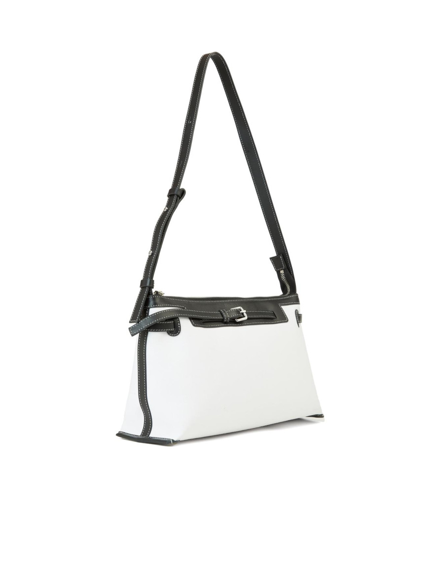 Network Kadın Bej Siyah Deri Çanta Network Kadın Bej Siyah Deri Çanta