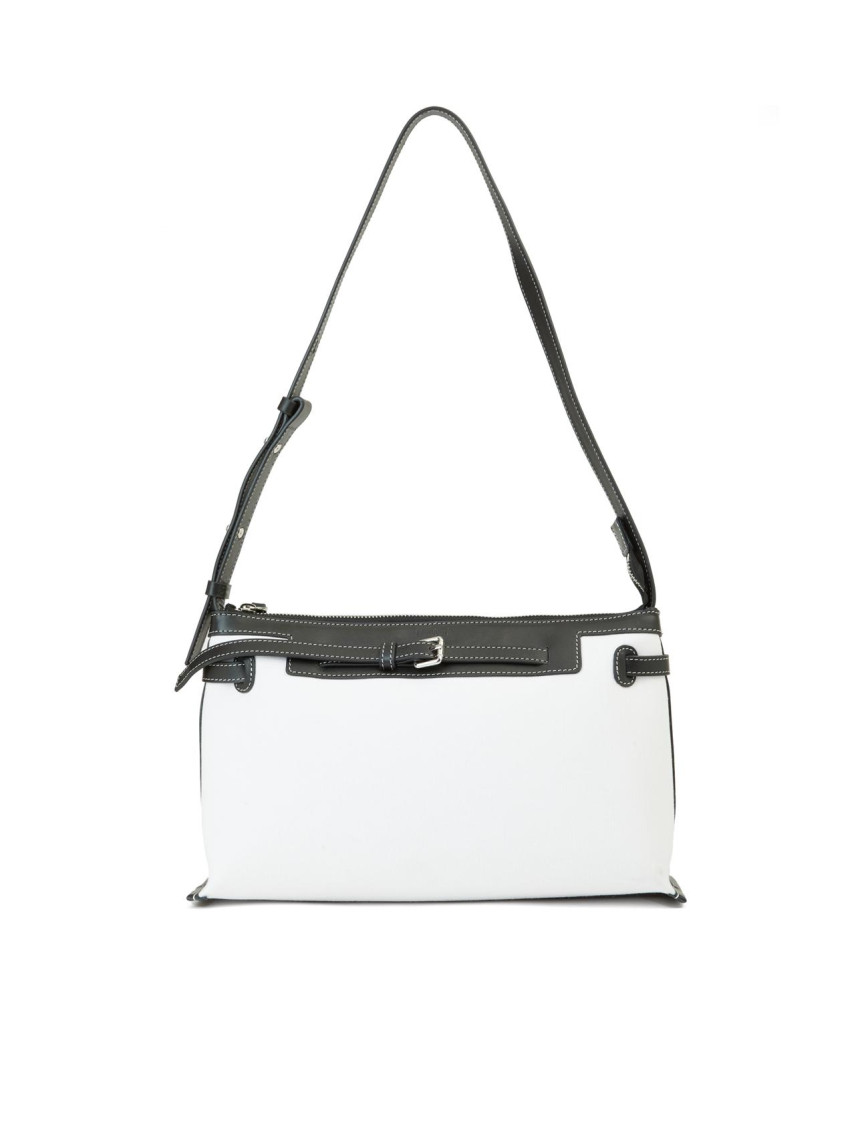 Network Kadın Bej Siyah Deri Çanta Network Kadın Bej Siyah Deri Çanta