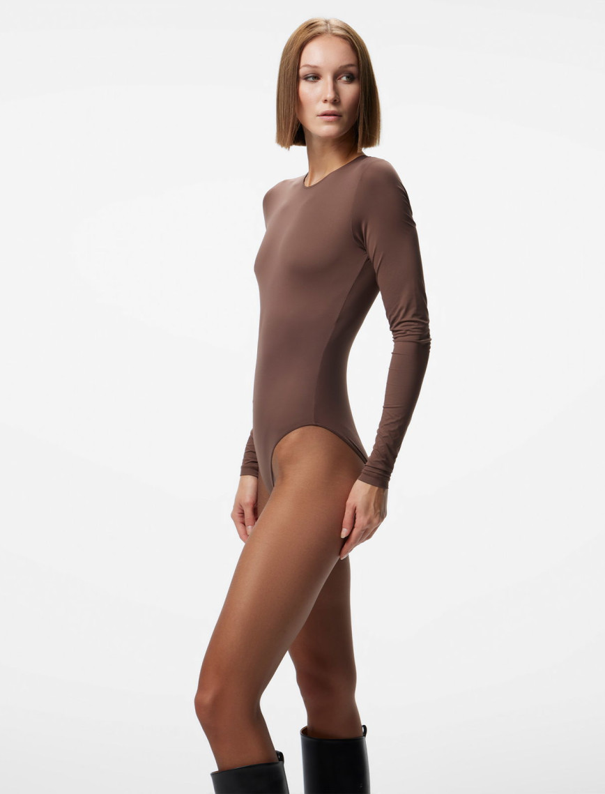 Fabby Kadın Kahverengi Bodysuit Fabby Kadın Kahverengi Bodysuit