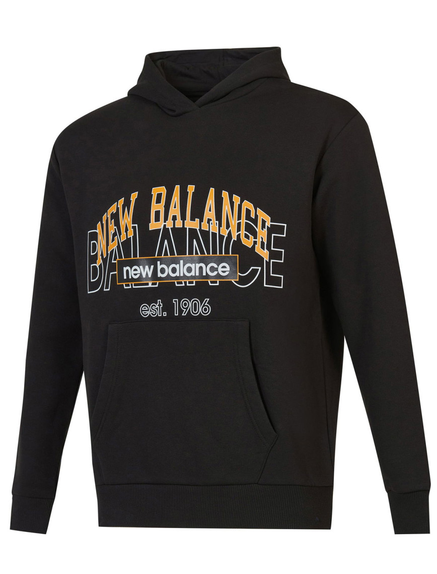 New Balance Lifestyle Erkek Siyah Hoodie
