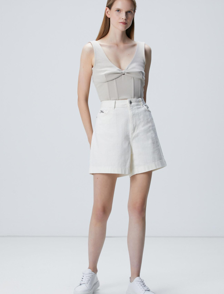 Network Kadın Taş Crop T-shirt Network Kadın Taş Crop T-shirt