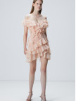Network Kadın Somon Mini Abiye Elbise Network Kadın Somon Mini Abiye Elbise
