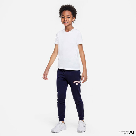 Converse Retro Varsıty Çocuk Siyah Eşofman Altı Converse Retro Varsıty Çocuk Siyah Eşofman Altı