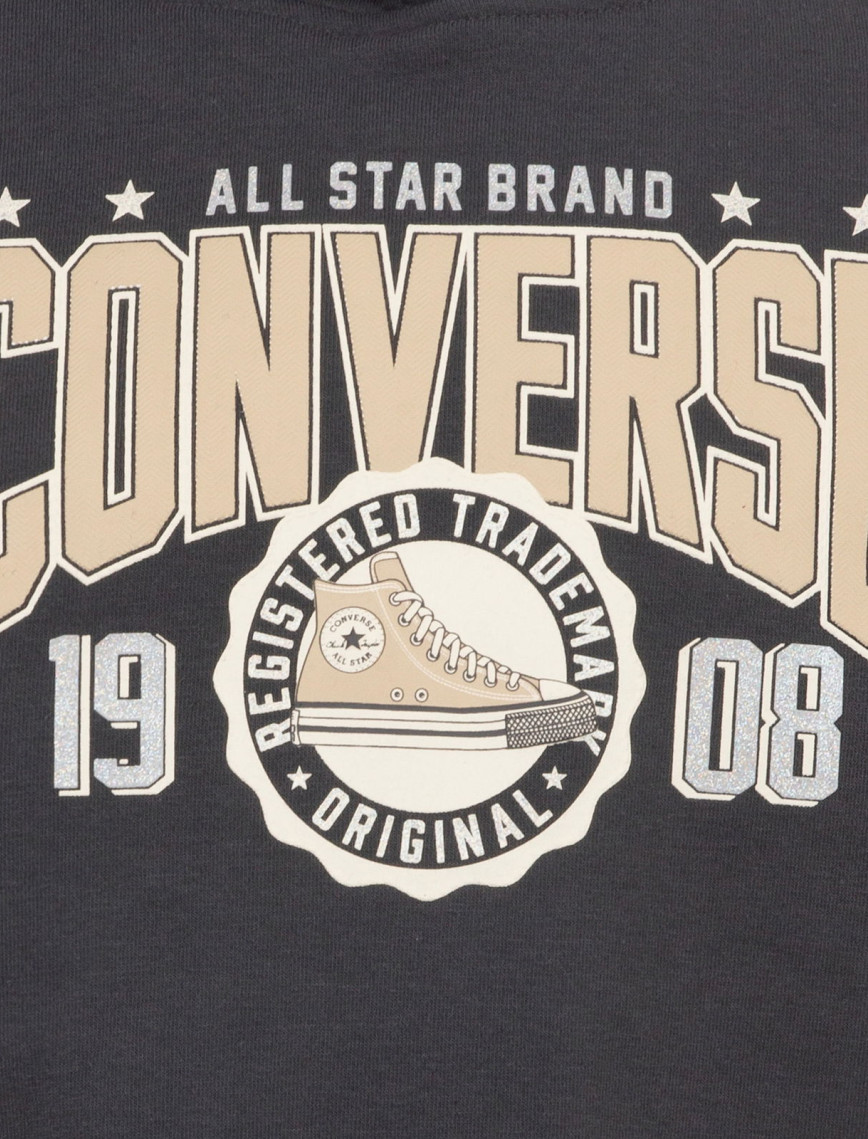 Converse Boxy Çocuk Antrasit Hoodie Converse Boxy Çocuk Antrasit Hoodie