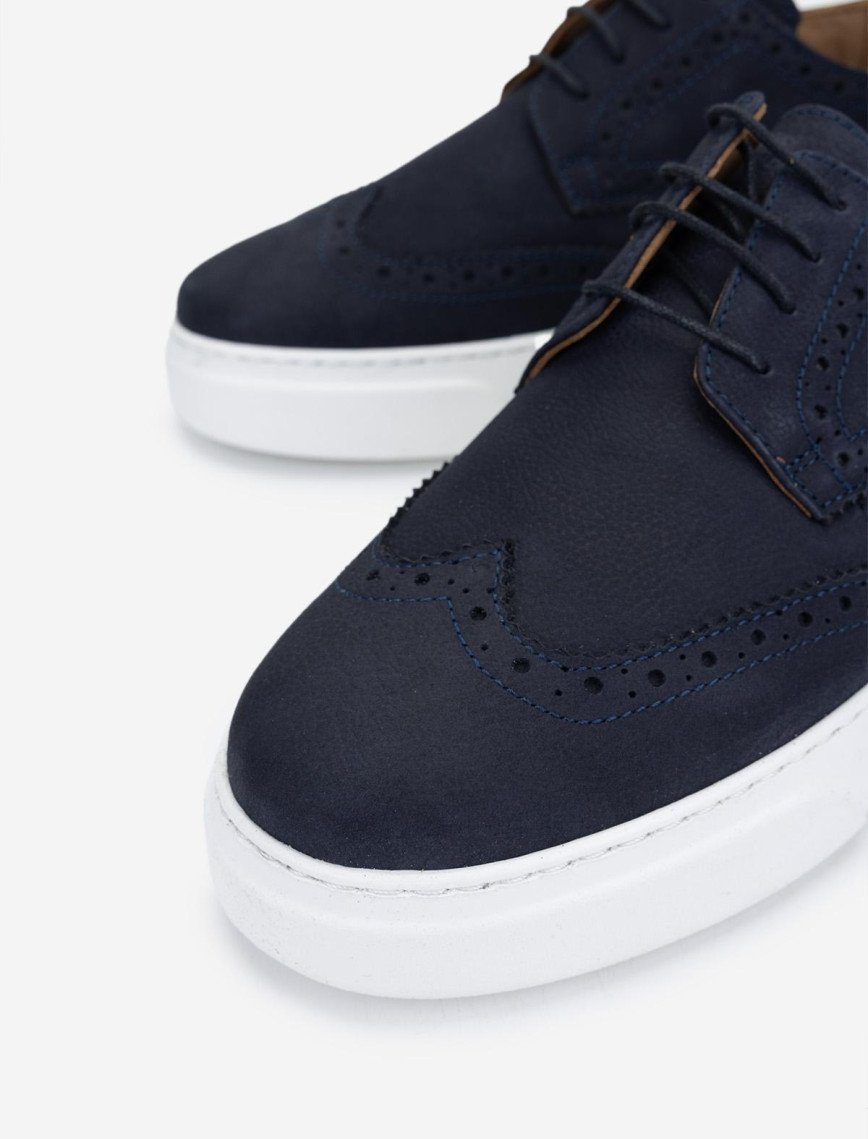 Valmenti Erkek Hakiki Deri Lacivert Nubuk Sneakers & Spor Ayakkabı Valmenti Erkek Hakiki Deri Lacivert Nubuk Sneakers & Spor Ayakkabı