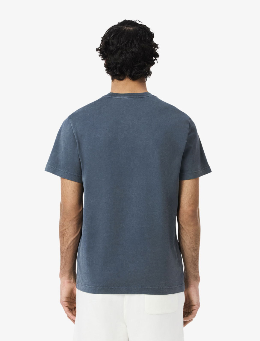 Lacoste Erkek Regular Fit Bisiklet Yaka Lacivert T-Shirt Lacoste Erkek Regular Fit Bisiklet Yaka Lacivert T-Shirt