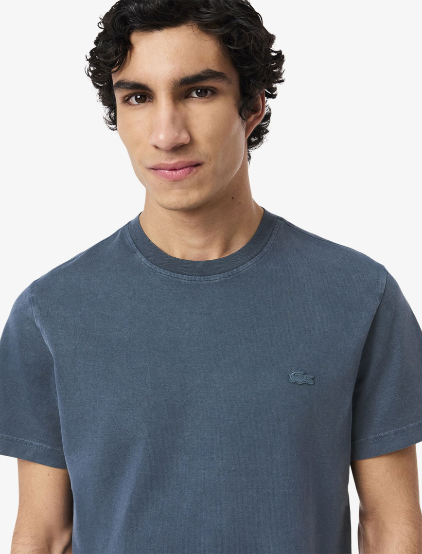 Lacoste Erkek Regular Fit Bisiklet Yaka Lacivert T-Shirt Lacoste Erkek Regular Fit Bisiklet Yaka Lacivert T-Shirt