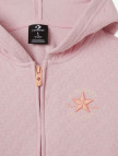 Converse Star Pointelle Çocuk Pembe Sweatshirt Converse Star Pointelle Çocuk Pembe Sweatshirt