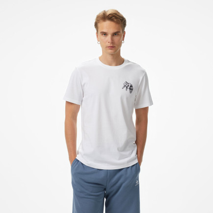 Converse Erkek Beyaz T-Shirt Converse Erkek Beyaz T-Shirt
